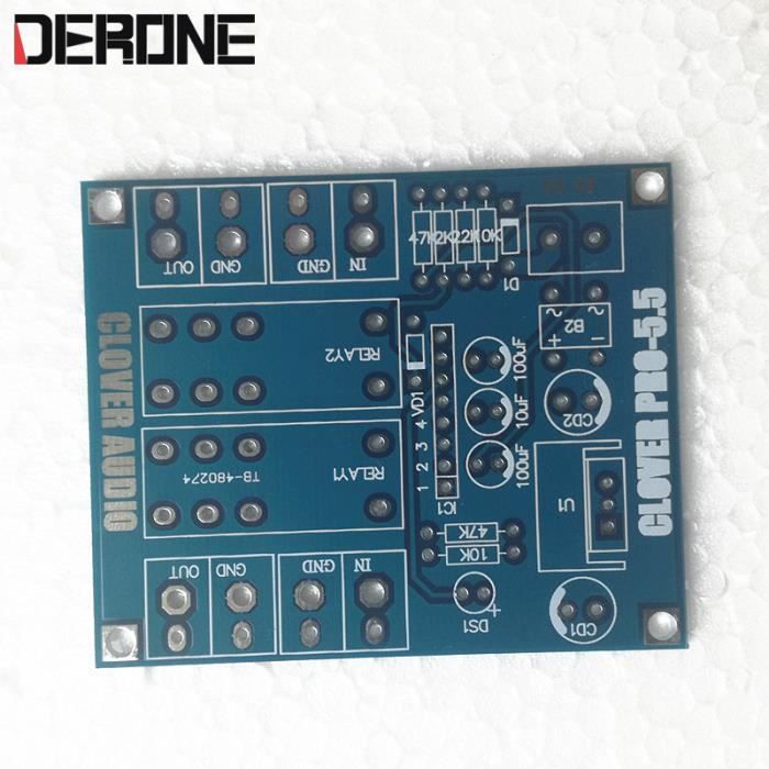 Carte De Protection Haut-Parleur Stéréo 30A – Module Anti-DC, Délai Mise Sous Tension, Relais 30A Scellé Pour Ampli Puissant