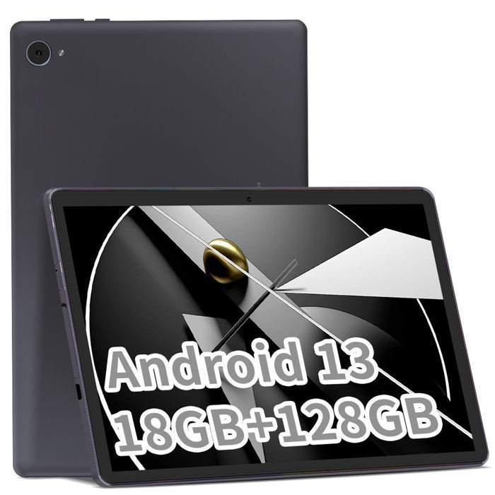 Tablette Tactile 10 Pouces – Android 13 – 18 Go RAM – 128 Go ROM – 5G WiFi – Dual Camera