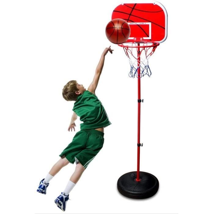 Panier De Basket Réglable 1,5m à 2,1m – Avec Roues, Panneau Incassable 84 Cm, Pour Intérieur/extérieur