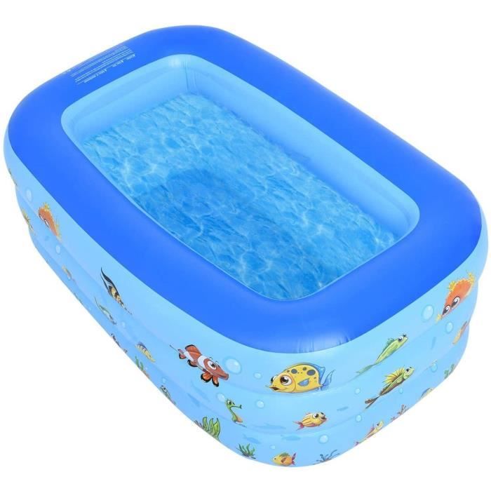 Pataugeoire Gonflable Pour Enfants 110-180 Cm - Piscine PVC épaisse, Dessin Animé, Intérieur/extérieur, Facile à Gonfler Et Ranger, Sécurité Garantie