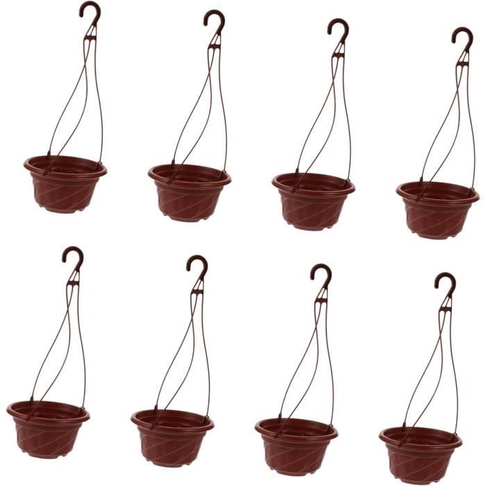 20 Pieds De Pot En Plastique Orange - Rehausseur Pour Jardinières Intérieur/extérieur, 7 X 5,5 X 2,3 Cm - 2