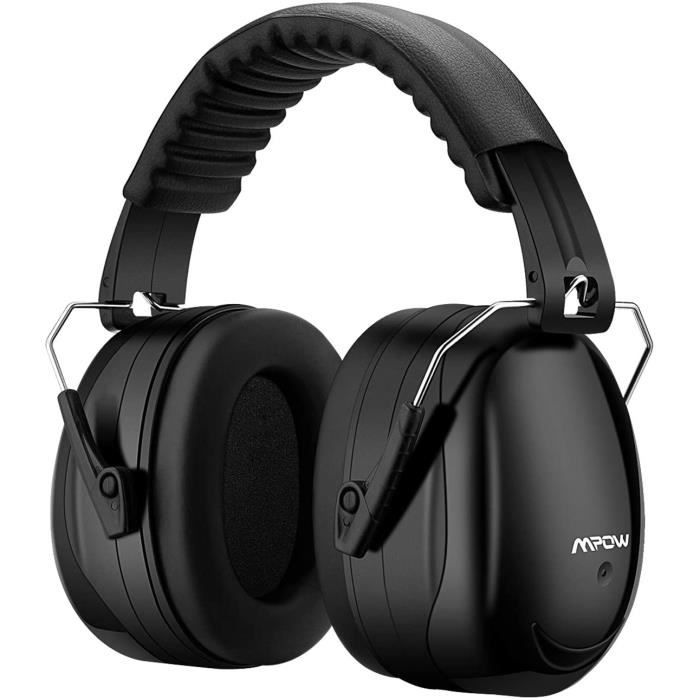 Casque Anti Bruit Adulte Casque Antibruit  34dB Cache-Oreilles Réglables,