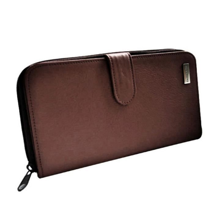 Portefeuille porte-ch/équier Marron Maison Fut/ée