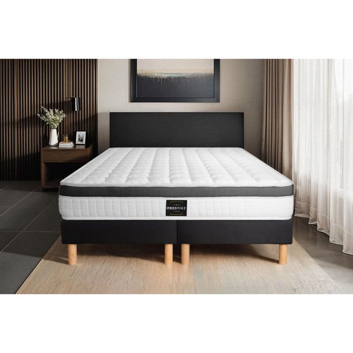 Ensemble Supérieur 200x200 Mémoire de forme 3 zones double sommier
