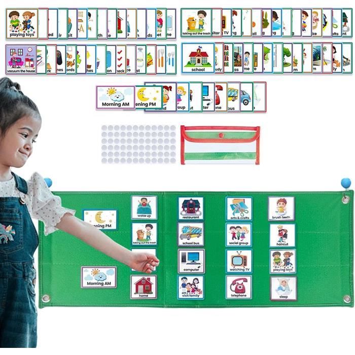 Calendrier visuel pour Les EnfantsCalendrier pour Enfants avec 70 ...