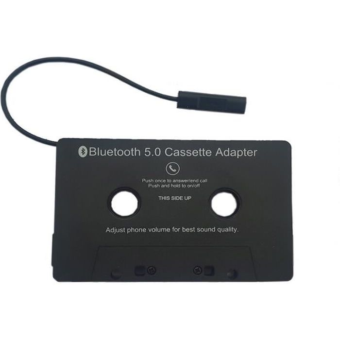 Adaptateur Cassette Bluetooth 5.0 Pour Autoradio - Convertisseur Audio Sans Fil, Recharge USB-C - 5