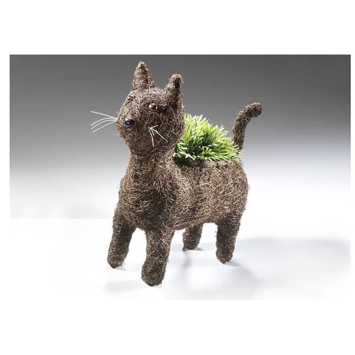 Porte Plantes Chat 15x40x38 Cm Rotin Marron Cdiscount Jardin Porte Plantes Chat 15x40x38 Cm Rotin Marron Cdiscount Jardin