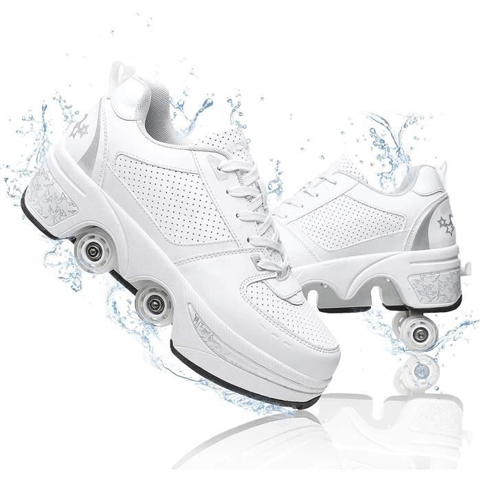 Chaussures À roulettes Sneakers Roller Chaussures De Skateboard Baskets  avec Roues Sport Gymnastique Confortable, Élégant pour Gar - Achat / Vente  SKATEBOARD - Cdiscount