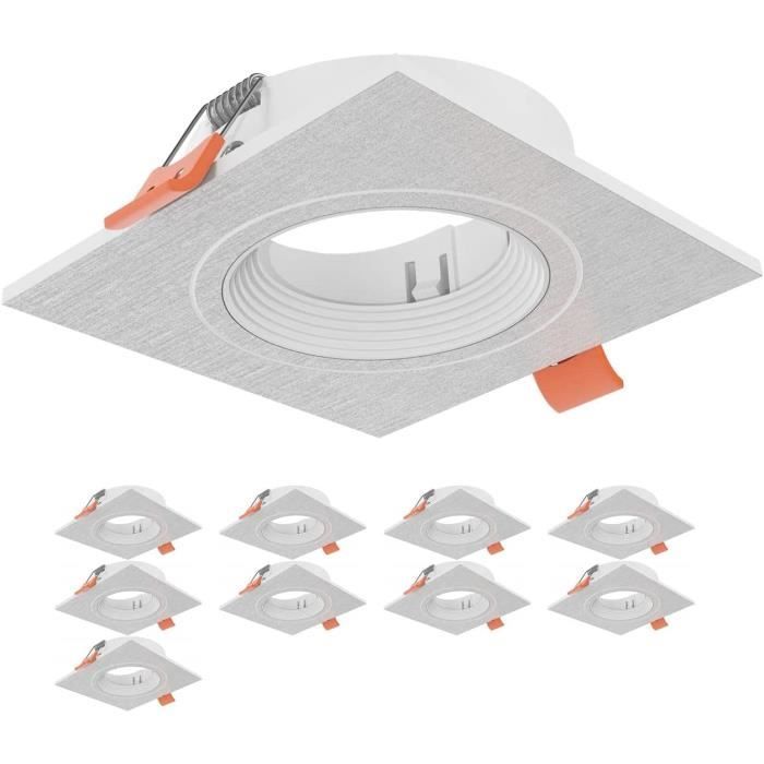 Plafonnier Encastré Kun, Rond, Orientable Smart Home Lampe Led Rgbw
