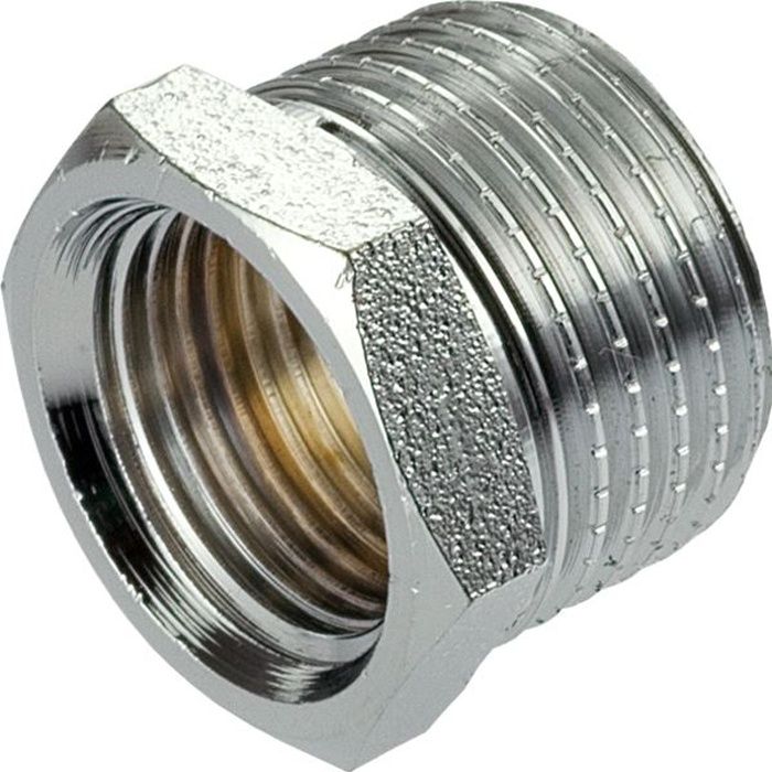 La r/éduction de la connexion de raccords de tuyauterie femelle manchon chrom/é 1//2 x 3//8
