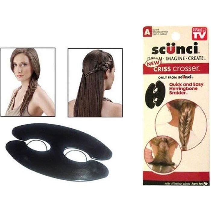 Pince Clip à Tresse de Cheveux pour Faire des Tresses Utilisation Facile