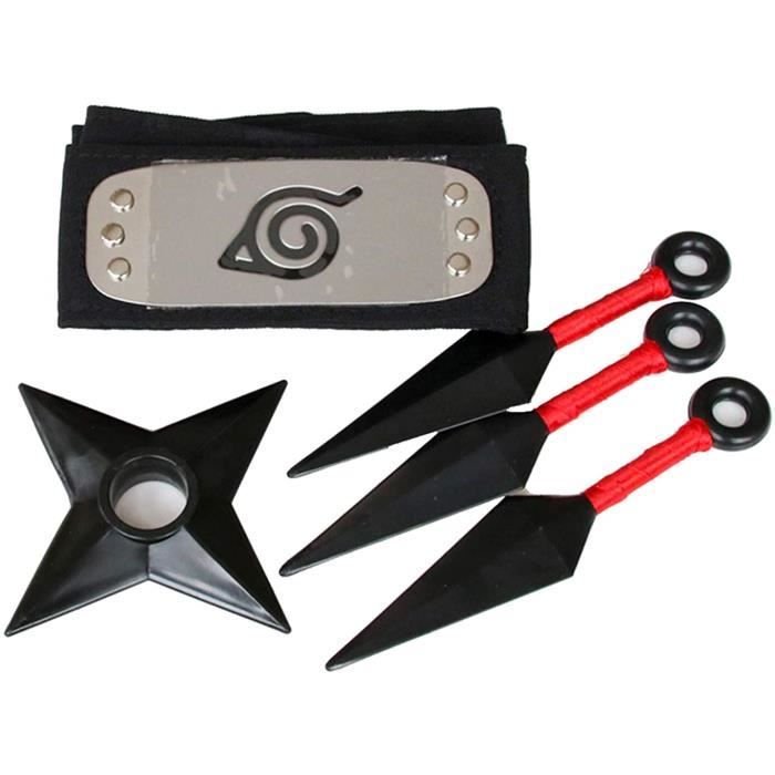 Coffret Déguisement Naruto bandeau frontal et 3 kunais en plastique 13cm -  Cdiscount Jeux - Jouets
