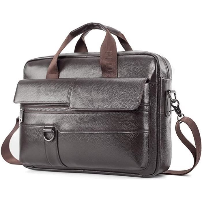 Sac à Main Business Porte-Document Homme Style Cuir - Bandoulière