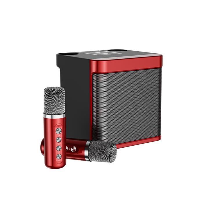 Enceinte nomade,Karaoké professionnel portable 100W YS-203,double  microphone,haut-parleur compatible Bluetooth- red[A152329] - Cdiscount TV  Son Photo