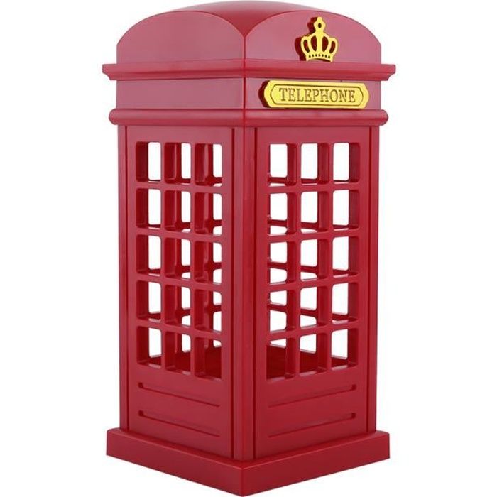Lampe de chevet - Vintage - London - LED jaune - Rechargeable USB - Dimmable tactile
