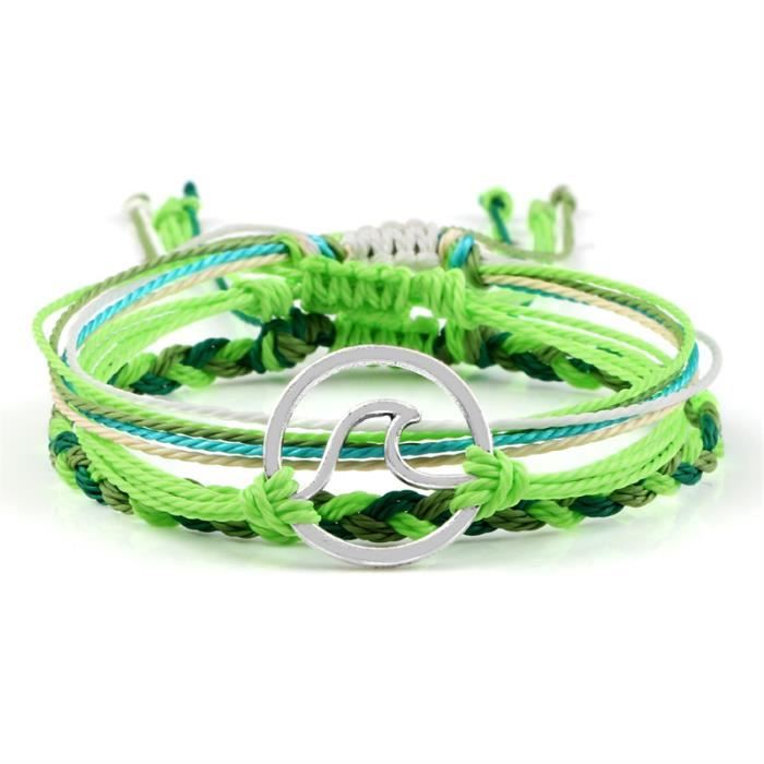 Bracelet Tressé En Cuir Marron Multicouche Perlé Turquoise – Bohème, Fait Main, Unisexe, Cadeau Bijou Vintage