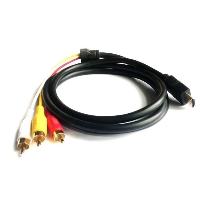 Câble HDMI vers 3 RCA component