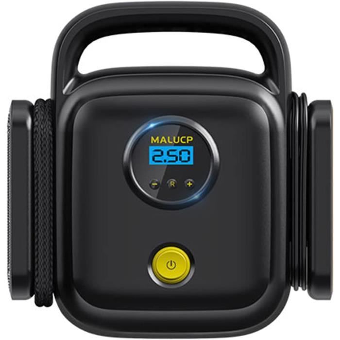 COMPRESSEUR D’AIR PORTATIF 12V Gonfleur de Pneu avec Manomètre 300PSI