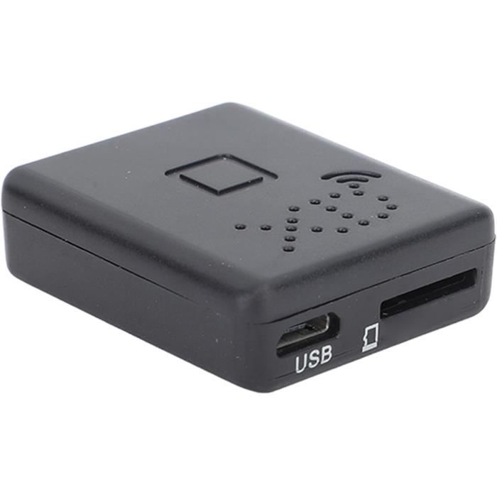 Mini Caméra D'action 1080p Avec Clip - Grand Angle 120° - Pour Vélo, Moto, Animaux - Noire