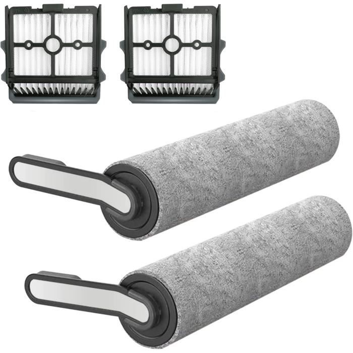 Kit De Rechange Pour Aspirateur Tineco IFloor Y2 - 4 Brosses & Filtres Lavables Pour Nettoyage Humide/sec - 4