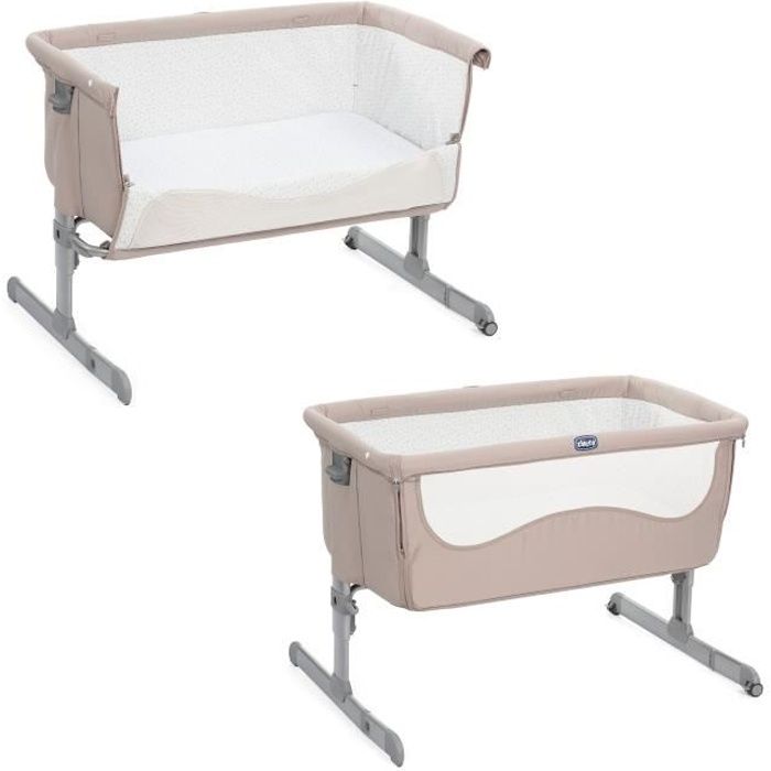 Berceau évolutif Next2Me - CHICCO - Beige - Lit cododo pratique - 4 roues  avec freins - Cdiscount Puériculture & Eveil bébé