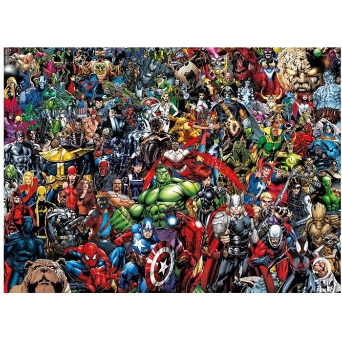 Set de 2 Puzzles Adulte : Avengers Hulk Iron Man Captain America - 500  Pieces - Educa Collection Super Heros Marvel - Cdiscount Jeux - Jouets