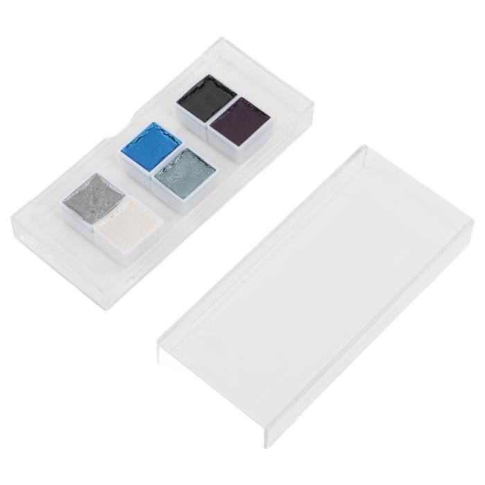 Kit Aquarelle De Voyage 52 Couleurs – Boîte Métal Avec Pinceau, Crayon, Papier Et Accessoires – Parfait Pour Adultes Et Artistes En Déplacement
