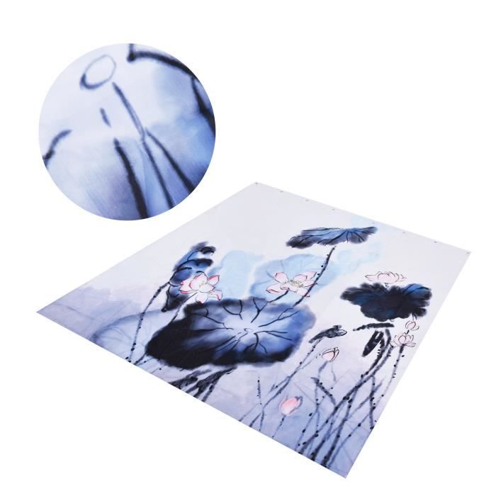 Rideau occultant fleurs romantiques avec volants｜Rideaux Deco