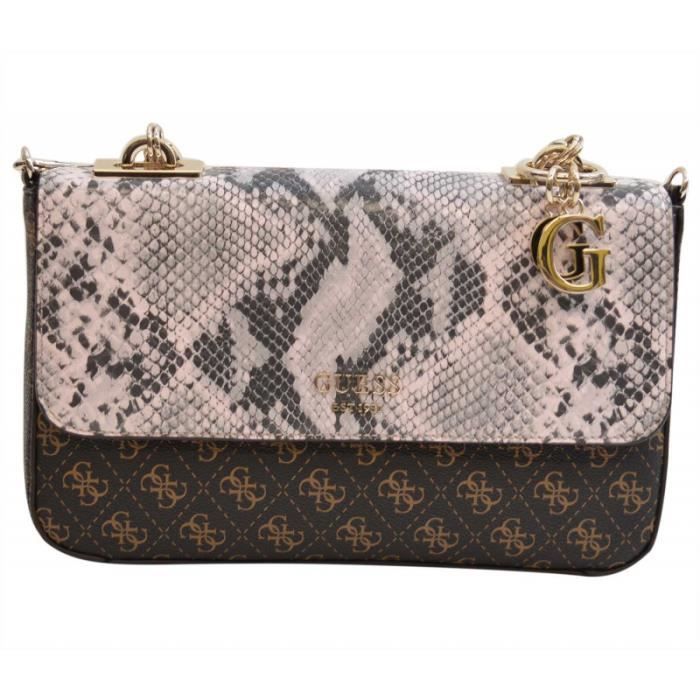 sac bandouliere guess marron