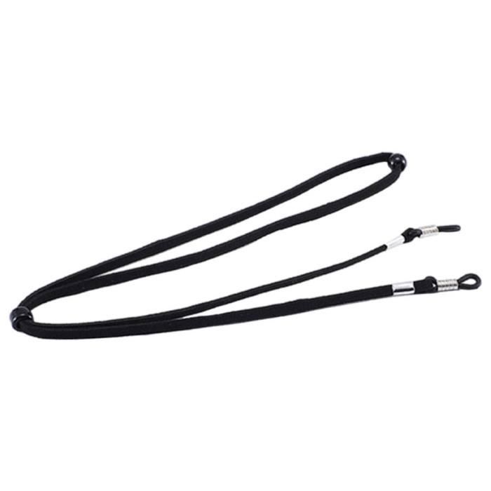 Cordon à Lunettes Antidérapant Style National - Longueur 70 Cm, Largeur 0,5 Cm, Polyester Et Silicone