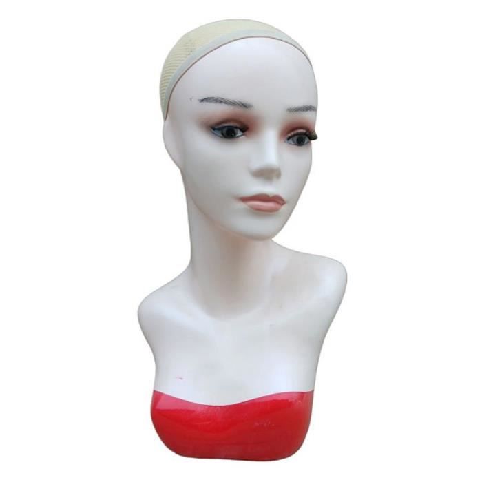 VUSLB – Tête Femelle 1/6 Avec Cheveux Bruns Bouclés – Pour Corps 58 Cm – Compatible Hot Toys