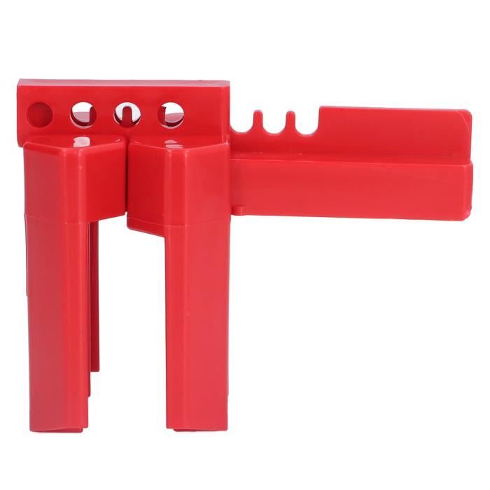 BuyWeek Serrure Pour Robinet à Bille - Cadenas Industriel 38mm, Acier Inoxydable, 6 Trous