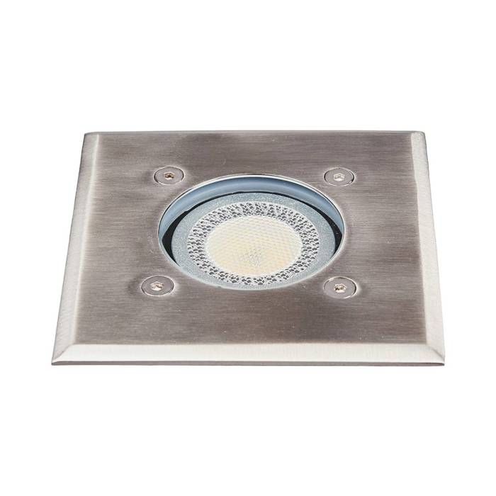 Spot encastrable de sol extérieur - Lindby - spot de sol étanche - Acier inoxydable - 11 x 11 x 12 cm - acier inoxydable Spot encastrable de sol extérieur - Lindby - spot de sol étanche - Acier inoxydable - 11 x 11 x 12 cm - acier inoxydable