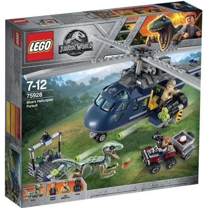 Photo de lego-jurassic-world-75928-la-poursuite-en-helicoptere-de-blue-jeu-de