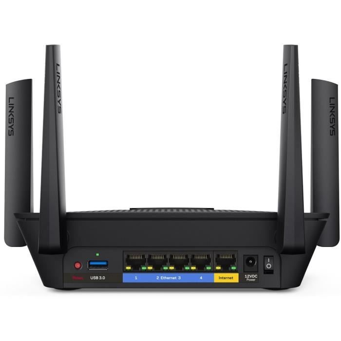 LINKSYS Routeur EA8300 Wifi Gigabit Ethernet - 4 Ports - Tri-bandes -  MU-MIMO - Cdiscount Informatique