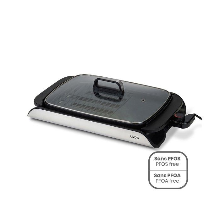 Plancha grill avec couvercle - Livoo - DOC321 -