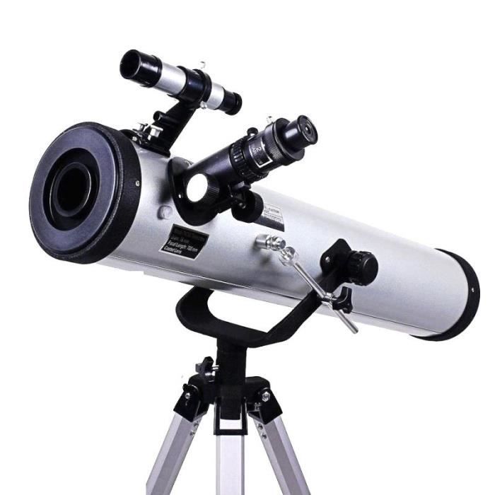 Télescope astronomique professionnel 875x pour enfants et adultes, objectif  de repérage monoculaire 76700mm, équipement de Camping, cadeaux pour  enfants, 114 - AliExpress