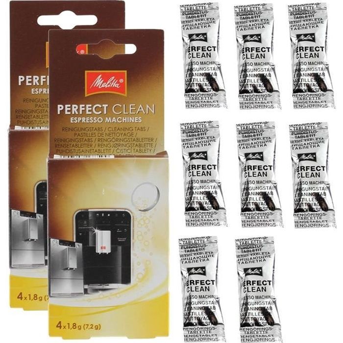 Genuine Melitta Perfect Clean Coffee Machines Descaler Cleaning Tablets by Melitta: Cuisine & Maison