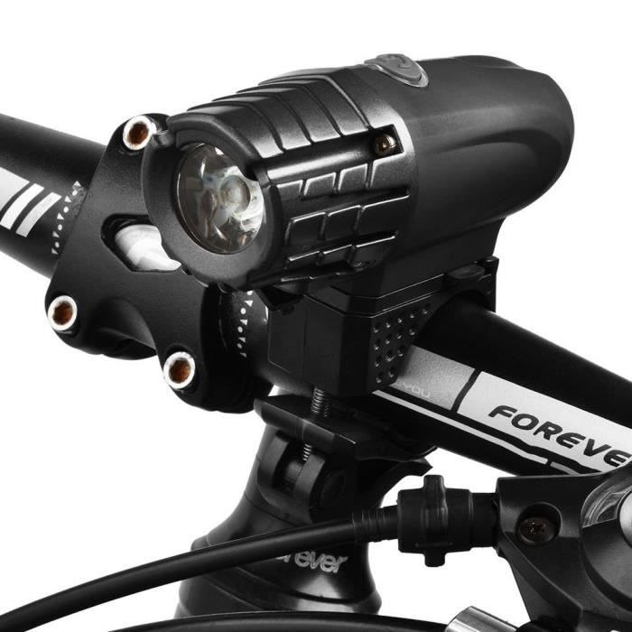 Lampe Avant LED Vélo VTT – USB – Éclairage Sécurité Blanc – Neuf