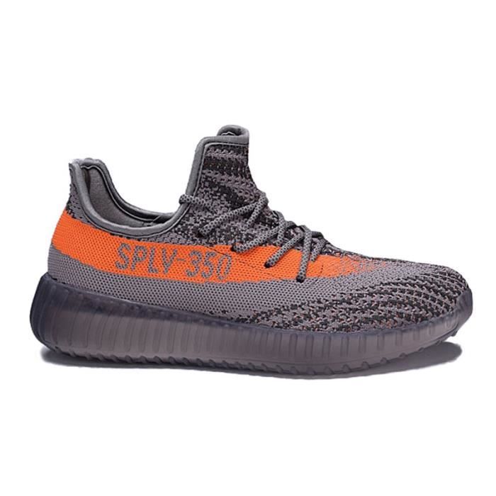 yeezy gris et orange