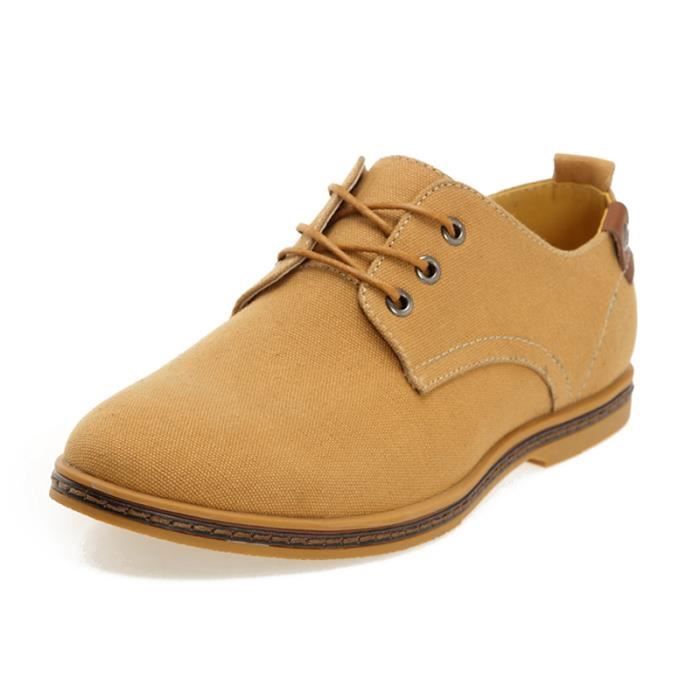 derbies toile homme