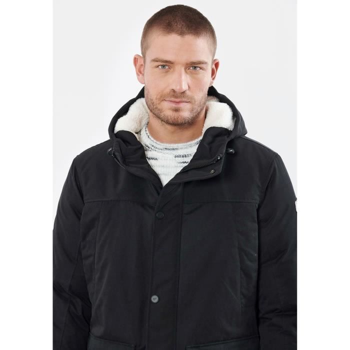 kaporal - parka noir homme  vako