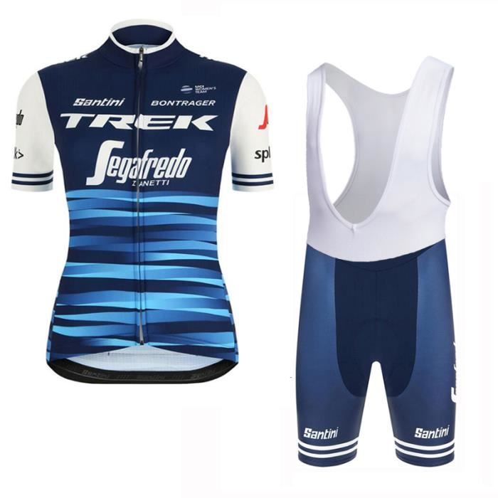 Maillot Cycliste A Manches Courtes Pour Hommes Avec Cuissard A Bretelles Combinaison De Vetements De Velo Sechage Prix Pas Cher Cdiscount