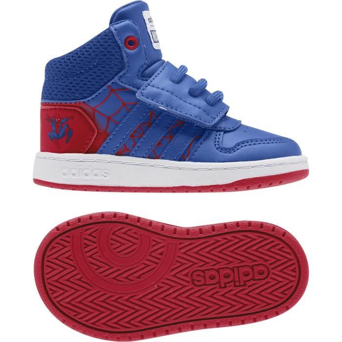 Chaussures de basketball baby adidas Hoops Mid 2.0 Rouge foncé/bleu/blanc -  Cdiscount Chaussures