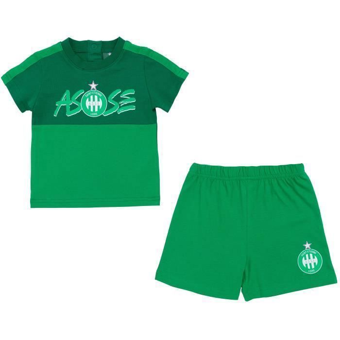 Lot 2 bodies A.S SAINT-ETIENNE LES VERTS bébé supporter ASSE collection 24 mois Lot 2 bodies A.S SAINT-ETIENNE LES VERTS bébé supporter ASSE collection 24 mois