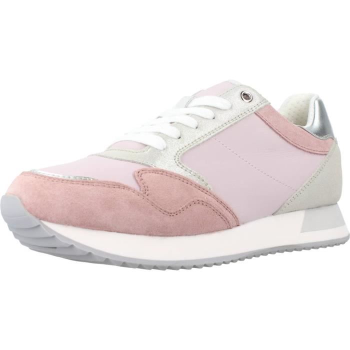 Geox Basket - GEOX - 118748 - Rose - Femme - Lacets