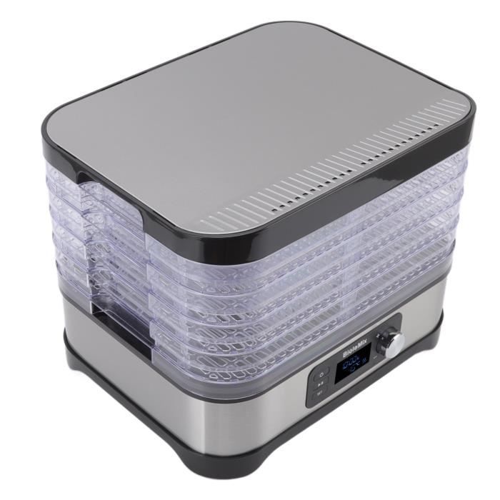 Déshydrateur Alimentaire COOCHEER 8 Plateaux 400W – Température 35-70°C + Minuterie 72h – Sans BPA Fruits Viande Légumes