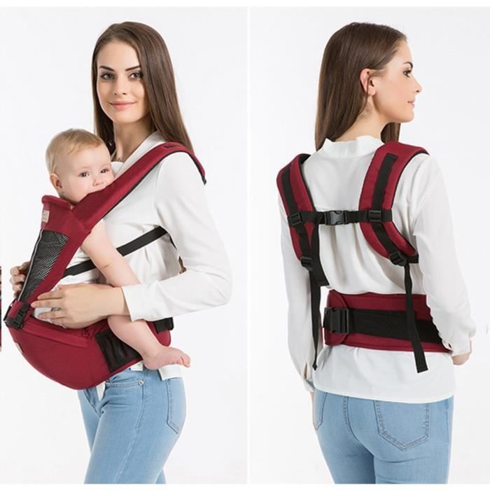 Porte Bebe Multifonctionnel Siege Universel D Ete Respirant Pour Bebe Artifact Rouge Cdiscount Bricolage