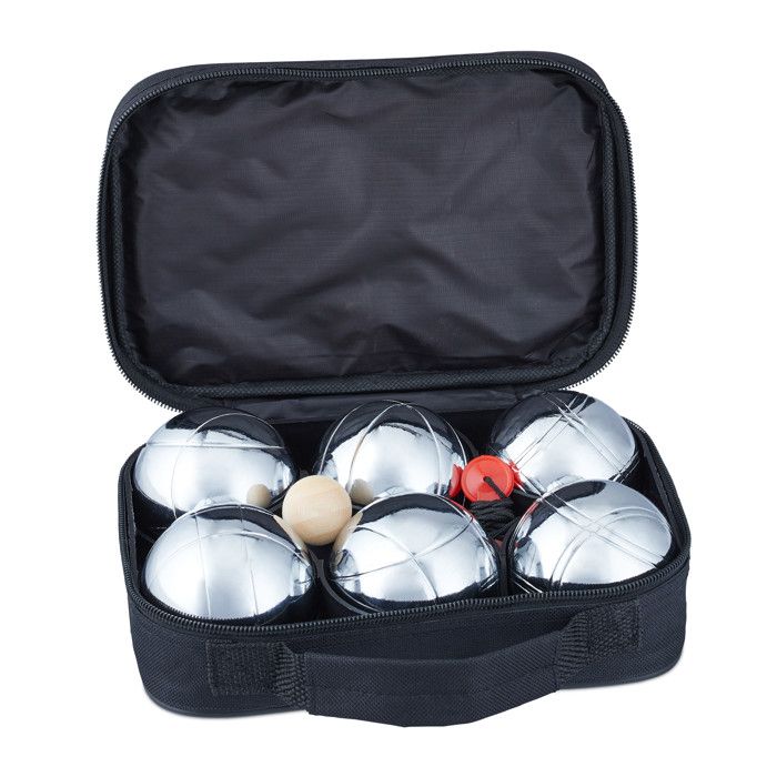 Relaxdays Boule, 6 Metal Balls, Set With Target Ball & Spacer, Carry Bag, Boccia Game, Steel, Black : Buy Online At Best Price In KSA - Souq Is Now - View #8