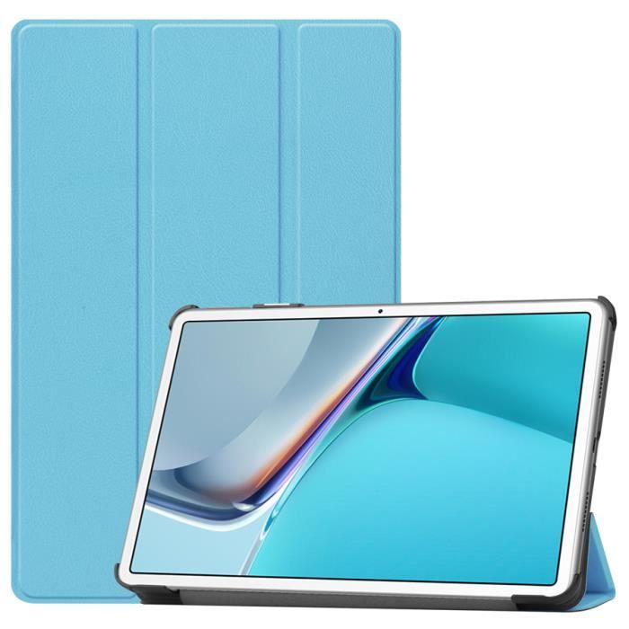 Étui Housse Pochette Tablette Samsung Galaxy Tab A7 10.4 2020, Bleu clair  Coque Mince Léger Anti-Chute, Rabat Magnétique - Cdiscount Informatique